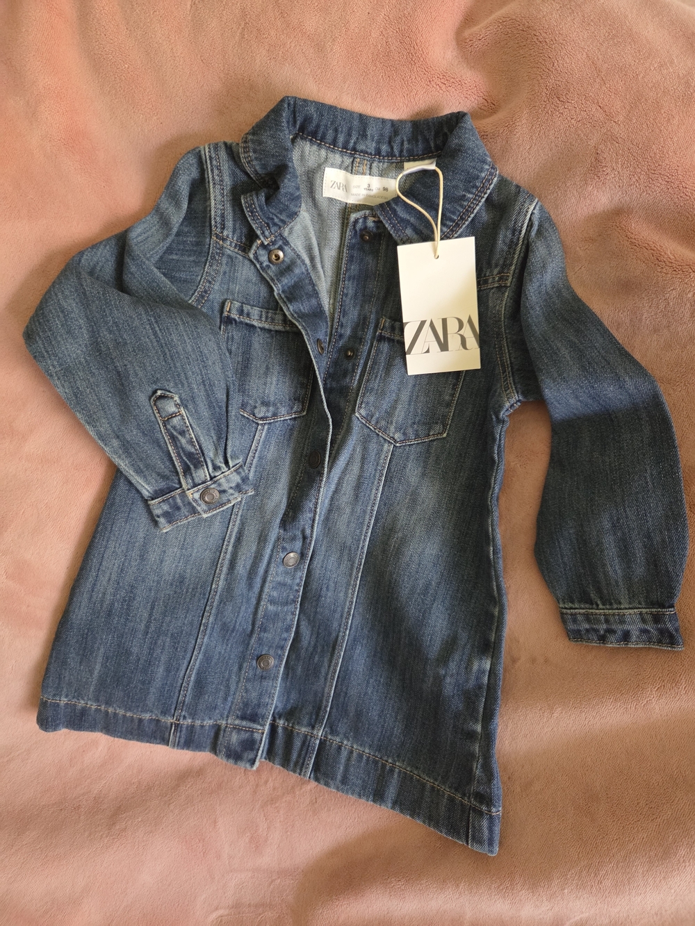ZARA Kids Denim Shirtdress